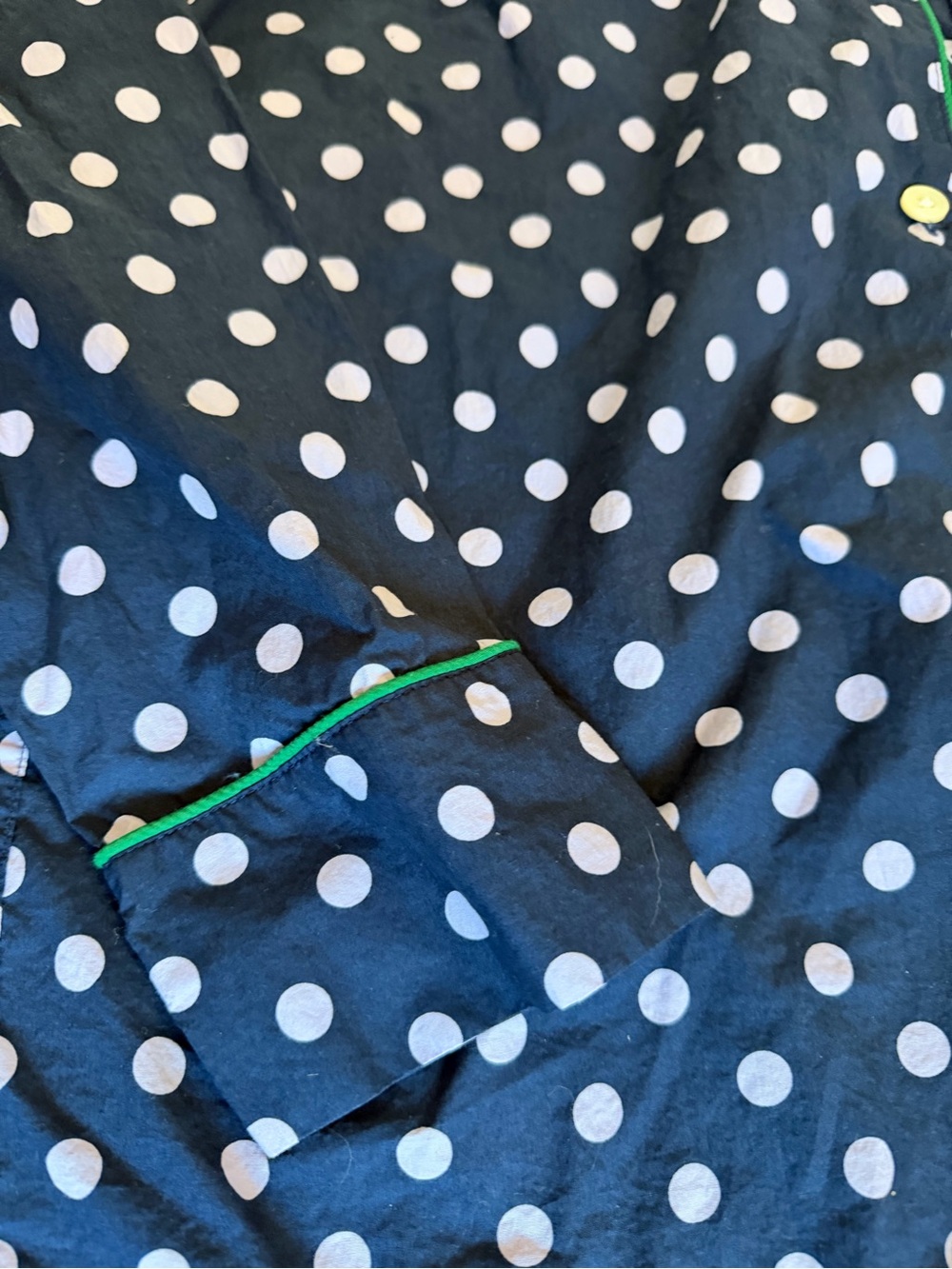 J. Crew Navy Polka Dot Pajama Set Cotton / small - Picture 10 of 14